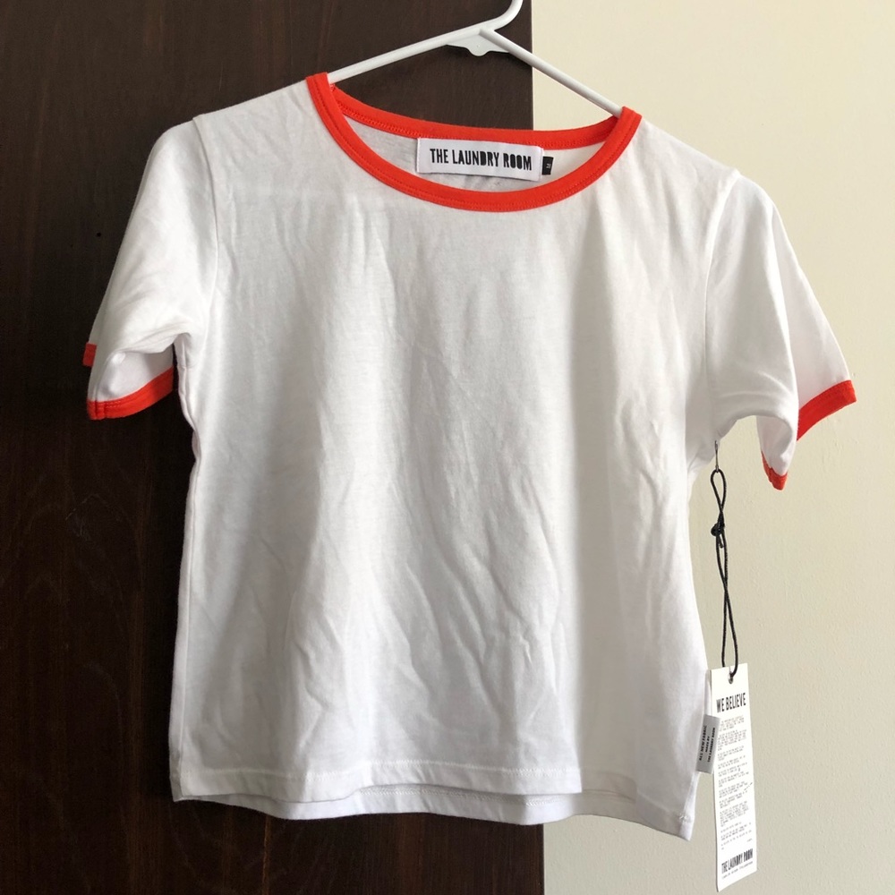 Semi crop tee